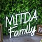 MITDA Family LED-Neonschild für Wohnzimmer und Familienfeier
