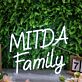 MITDA Family LED-Neonschild für Wohnzimmer und Familienfeier