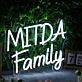 MITDA Family LED-Neonschild für Wohnzimmer und Familienfeier