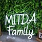 MITDA Family LED-Neonschild für Wohnzimmer und Familienfeier