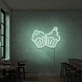 Cupcakes LED-Neonschild für Café und Bäckerei