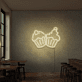 Cupcakes LED-Neonschild für Café und Bäckerei