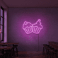 Cupcakes LED-Neonschild für Café und Bäckerei