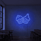 Cupcakes LED-Neonschild für Café und Bäckerei