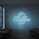 Coffee Kaffeebecher LED-Neonschild für Café und Küche
