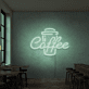 Coffee Kaffeebecher LED-Neonschild für Café und Küche