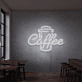 Kaffeebecher LED Neonschild für Café und Küche