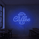 Coffee Kaffeebecher LED-Neonschild für Café und Küche