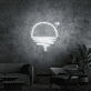 Sonnenuntergang über dem Meer LED-Neonschild Wohnzimmer Lounge