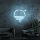 Sonnenuntergang über dem Meer LED-Neonschild Wohnzimmer Lounge