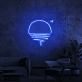 Sonnenuntergang über dem Meer LED-Neonschild Wohnzimmer Lounge