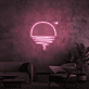 Sonnenuntergang über dem Meer LED-Neonschild Wohnzimmer Lounge