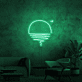 Sonnenuntergang über dem Meer LED-Neonschild Wohnzimmer Lounge