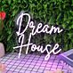 Dream House LED-Neonschild Wohnzimmer Schlafzimmer