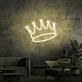 Krone LED-Neonschild Wohnzimmer Bar