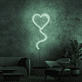 Herzluftballon LED-Neonschild Wohnzimmer Schlafzimmer