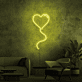 Herzluftballon LED-Neonschild Wohnzimmer Schlafzimmer