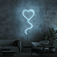 Herzluftballon LED-Neonschild Wohnzimmer Schlafzimmer
