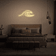 Meereswelle LED-Neonschild Schlafzimmer