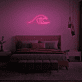 Meereswelle LED-Neonschild Schlafzimmer