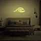 Meereswelle LED-Neonschild Schlafzimmer