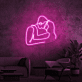 Küssendes Paar LED-Neonschild Wohnzimmer Schlafzimmer