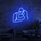 Küssendes Paar LED-Neonschild Wohnzimmer Schlafzimmer