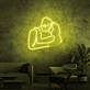 Küssendes Paar LED-Neonschild Wohnzimmer Schlafzimmer