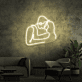 Küssendes Paar LED-Neonschild Wohnzimmer Schlafzimmer