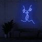 Kuss Gesichter Linienkunst LED-Neonschild Wohnzimmer Schlafzimmer
