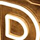 Play LED Neonschild als Wanddekoration