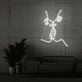 Kuss Gesichter Linienkunst LED-Neonschild Wohnzimmer Schlafzimmer