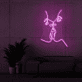 Kuss Gesichter Linienkunst LED-Neonschild Wohnzimmer Schlafzimmer