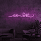 Amor LED Neon Schriftzug als moderne Wanddekoration