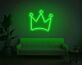 Krone LED-Neonschild Wohnzimmer Bar