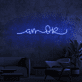 Amor LED Neon Schriftzug als moderne Wanddekoration
