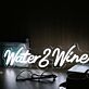 Water 2 Wine LED-Neonschild für Bar und Wohnzimmer