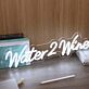 Water 2 Wine LED-Neonschild für Bar und Wohnzimmer