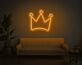 Krone LED-Neonschild Wohnzimmer Bar