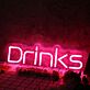 Drinks LED-Neonschild für Bar und Club