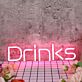 Drinks LED-Neonschild für Bar und Club
