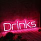 Drinks LED-Neonschild für Bar und Club