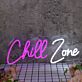Chill Zone LED-Neonschild für Wohnzimmer Lounge