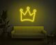 Krone LED-Neonschild Wohnzimmer Bar