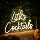 Lith's Cocktails LED-Neonschild für Bar und Party