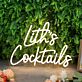 Lith's Cocktails LED-Neonschild für Bar und Party