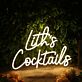 Lith's Cocktails LED-Neonschild für Bar und Party