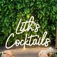 Lith's Cocktails LED-Neonschild für Bar und Party