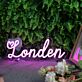Londen LED-Neonschild Wohnzimmer Schlafzimmer