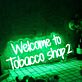 Welcome to Tobacco shop 2 LED-Neonschild für Tabakladen